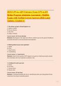 HESI LPN-to-ADN Entrance Exam &vert; LPN-to-RN Bridge Program Admission Assessment 2026 Latest Update &vert; Verified Questions & Answers &vert; Graded A&plus;
