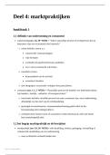 Deel 4&colon; marktpraktijken samenvatting