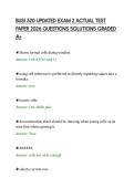 BUSI 520 UPDATED EXAM 2 ACTUAL TEST&NewLine;PAPER 2026 QUESTIONS SOLUTIONS GRADED&NewLine;A&plus;