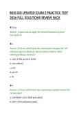 BUSI 520 UPDATED EXAM 2 PRACTICE TEST&NewLine;2026 FULL SOLUTIONS REVIEW PACK