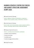 BUSINESS STRATEGY PORTER FIVE FORCES&NewLine;AND MARKET STRUCTURE ASSESSMENT&NewLine;SCRIPT 2026&NewLine;