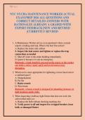 NYC NYCHA MAINTENANCE WORKER ACTUAL&NewLine;EXAM PREP 2026 ALL QUESTIONS AND&NewLine;CORRECT DETAILED ANSWERS WITH&NewLine;RATIONALES ALREADY A GRADED WITH&NewLine;EXPERT FEEDBACK &vert;NEW AND REVISED&NewLine;&vert;CURRENTLY REVISED