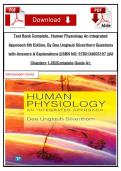 Test Bank - Human Physiology&colon; An Integrated Approach 8th Edition &lpar; Dee Unglaub Silverthorn&comma;2024&rpar; Chapter 1-26&vert;&vert;All Chapters &vert;&vert; Latest Edition&NewLine;