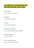 C212 WRITTEN TEST EVALUATION FULL&NewLine;SOLUTION UPDATED STUDY GUIDE