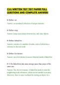C212 WRITTEN TEST TEST PAPER FULL&NewLine;QUESTIONS AND COMPLETE ANSWERS