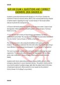 NUR 600 EXAM 4 &vert;QUESTIONS AND CORRECT ANSWERS &vert;2026 GRADED A&plus;