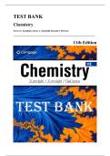 Test Bank &mdash; Chemistry&comma; 11th Edition &lpar;Zumdahl&comma; Zumdahl & DeCoste&comma; 2023&rpar; &vert; All Chapters 1-22 Covered