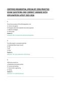 CERTIFIED RESIDENTIAL SPECIALIST &lpar;CRS&rpar; PRACTICE &NewLine;EXAM QUESTIONS AND CORRECT ANSWER WITH &NewLine;EXPLANATION LATEST 2025-2026