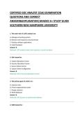 CERTIFIED SOC ANALYST &lpar;CSA&rpar; EXAMINATION &NewLine;QUESTIONS AND CORRECT &NewLine;ANSWER&EXPLANATION&vert;GRADED A&plus; STUDY GUIDE