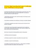 WVSSAC High School Baseball Umpire Certification Exam NFHS Rules & Interpretations&period;pdf&NewLine;&NewLine;