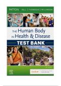 Test Bank For Human Body in Health and Disease 8th Edition by Patton&colon; Comprehensive Exam Prep with Multiple-Choice&comma; True&sol;False&comma; and Short Answer Questions