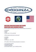 ASCP BOC UPDATED EXAMS TEST PAPER QUESTIONS AND ANSWERS SURE 