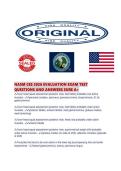 NASM CES 2026 EVALUATION EXAM TEST QUESTIONS AND ANSWERS SURE 