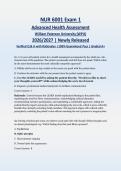 NUR 6001 Exam 1&colon; Advanced Health Assessment BUNDLE 2026&sol;2027 &vert; 3 Latest Version Exam Sets &vert; Verified Q&A with Rationales &vert; WPU &vert; Guaranteed Pass - A&plus; Graded