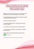 package deal -APPIAN FULL Exam AND CORRECT ANSWERS ALREADY PASSED