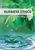 Business Ethics&colon; Ethical Decision Making and Cases &ndash; Asia Edition 1st Edition by David L&period; Bishop &ndash; Test Bank with Practice Questions and Answers