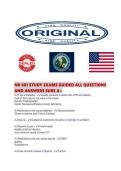 NR 601 STUDY EXAMS GUIDED ALL QUESTIONS AND ANSWERS SURE A&period;pdf