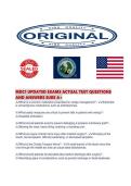 MDC1 UPDATED EXAMS ACTUAL TEST QUESTIONS AND ANSWERS SURE A&period;pd
