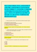 WGU D344 OBJECTIVE ASSESSMENT &NewLine;AND PRE ASSESSMENT QUESTIONS &NewLine;WITH CORRECT ANSWERS &lpar;VERIFIED &NewLine;ANSWERS&rpar; PLUS RATIONALES 2026 &NewLine;Q&A &vert; INSTANT DOWNLOAD PDF A&plus; &NewLine;GRADE GUARANTEE VERIFIED BY &NewLine;PROFESSIONALS