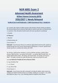 NUR 6001 Exam 2&colon; Advanced Health Assessment 2026&sol;2027 &vert; Newly Released &vert; Verified Q&A with Rationales &vert; WPU &vert; ACTUAL EXAM&vert; Guaranteed Pass - A&plus; Graded