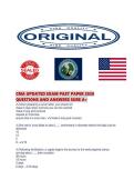 CMA UPDATED EXAM PAST PAPER 2026 QUESTIONS AND ANSWERS SURE 