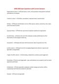 MHR 300 Exam Questions with Correct Answers