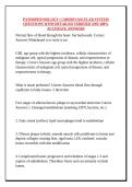 PATHOPHYSIOLOGY&colon; CARDIOVASCULAR SYSTEM QUESTIONS WITH DETAILED VERIFIED AND 100&percnt; ACCURATE ANSWERS