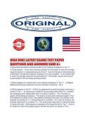 WGU D002 LATEST EXAMS TEST PAPER QUESTIONS AND ANSWERS SURE A&period;pdf
