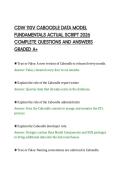 CDW 110V CABOODLE DATA MODEL&NewLine;FUNDAMENTALS ACTUAL SCRIPT 2026&NewLine;COMPLETE QUESTIONS AND ANSWERS&NewLine;GRADED A&plus;