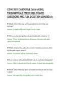 CDW 110V CABOODLE DATA MODEL&NewLine;FUNDAMENTALS PAPER 2026 SOLVED&NewLine;QUESTIONS AND FULL SOLUTION GRADED A&plus;&NewLine;