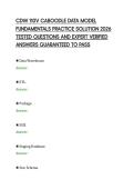 CDW 110V CABOODLE DATA MODEL&NewLine;FUNDAMENTALS PRACTICE SOLUTION 2026&NewLine;TESTED QUESTIONS AND EXPERT VERIFIED&NewLine;ANSWERS GUARANTEED TO PASS&NewLine;