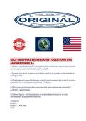 ASCP MLS FINAL EXAMS LATEST QUESTIONS AND ANSWERS SURE A&period;pdf
