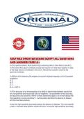 ASCP MLS UPDATED EXAMS SCRIPT ALL QUESTIONS AND ANSWERS SURE A&period;pdf