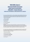 NUR 6001 Exam 2&colon; Advanced Health Assessment BUNDLE 2026&sol;2027 &vert; 3 Latest Version Exam Sets &vert; Verified Q&A with Rationales &vert; WPU &vert; Guaranteed Pass - A&plus; Graded