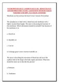PATHOPHYSIOLOGY CARDIOVASCULAR &comma; HEMATOLOGY AND RESPIRATORY EXAM 2  QUESTIONS WITH DETAILED VERIFIED AND 100&percnt; ACCURATE ANSWERS