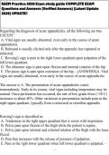 SAEM Practice 2026 Exam study guide COMPLETE EXAM Questions and Answers &lpar;Verified Answers&rpar; &lpar;Latest Update 2026&rpar; UPDATE&excl;&excl;&NewLine;&NewLine;