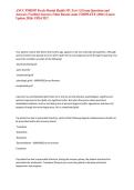 ANCC PMHNP Psych-Mental Health NP&lowbar;Test 1 &vert;&vert; Exam Questions and Answers &lpar;Verified Answers&rpar; Most Recent exam COMPLETE &lpar;2026&rpar; &lpar;Latest Update 2026&rpar; UPDATE&excl;&excl;&NewLine;