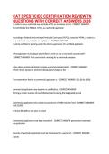 CAT 3 PESTICIDE CERTIFICATION REVIEW TN &NewLine;QUESTIONS WITH CORRECT ANSWERS 2026