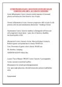 UTMB PHARM EXAM 1 QUESTIONS WITH DETAILED VERIFIED AND 100&percnt;  ACCURATE ANSWERS