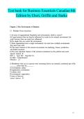 Test Bank&colon; Business Essentials &lpar;Canadian 8th Edition&rpar; &ndash; Ebert&comma; Griffin&comma; & Starke &vert; Complete Practice Questions