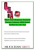 PALS Team Response Scenario Theresa Coleman Questions and Answers &lpar;20&plus; Questions&rpar; &vert; Ventricular Fibrillation&comma; Cardiac Arrest Algorithms&comma; Post-ROSC Care & ACLS&sol;PALS Emergency Management &vert; AHA PALS 2026