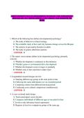 &NewLine;LIBERTY-UNIVERSITY-PSYC-210&colon; DEVELOPMENTAL PSYCHOLOGY &vert; REAL EXAM 2026&sol;2027 &vert; QUESTIONS AND 100&percnt; VERIFIED ANSWERS LATEST VERSION &vert; PASS GUARANTEE &lpar;TOP RATED&rpar;&NewLine;&NewLine;