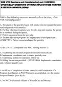 WEB WOC Seminars and Complete study set &lpar;2025&sol;2026&rpar; UPDATE&vert;EXAM QUESTIONS WITH MULTIPLE CHOICES &vert;VERIFIED & REVISED ANSWERS &lpar;NEW&rpar;&excl;&excl;&NewLine;&NewLine;