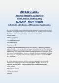 NUR 6001 Exam 2&colon; Advanced Health Assessment BUNDLE 2026&sol;2027 &vert; 3 Latest Version Exam Sets &vert; Verified Q&A with Rationales &vert; WPU &vert; Guaranteed Pass - A&plus; Graded