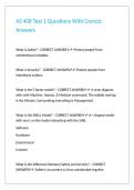 AS 408 Test 1 Questions With Correct Answers&period;