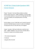 AS 408 Test 2 Study Guide Questions With Correct Answers