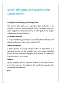 AS408 Flight Safety Exam Questions With Correct Answers&period;