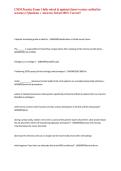 CNIM Practice Exam 1 fully solved & updated &lpar;latest version verified for accuracy&rpar; &lpar;Questions &plus; Answers&rpar; Solved 100&percnt; Correct&excl;&excl;&NewLine;