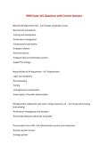 HRM Exam 1&num;1 Questions with Correct Answers