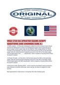 WGU C720 OA UPDATED EXAMS SCRIPT QUESTIONS AND ANSWERS SURE A&period;pdf
